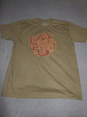 Zac Brown Band T-shirt Mens Large Green 2012 Concert Tour